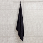 Махровое полотенце "оптима" 70*140 см., плотность - 380, цвет - черный