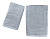 Набор махровых полотенец Abu Dabi из 2-х шт. (50*90 и 70*140 см.), цвет - цвет - серый (Dilbar), плотность 450 гр., 2-я нить. - фото