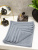 Набор махровых салфеток осибори Sandal "premium" 30*30 см., цвет - серый, 10 шт. - фото